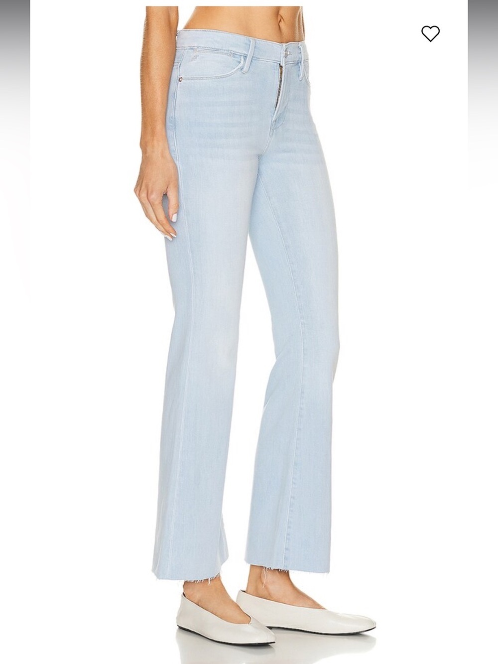 Frame Le Easy Flare Jeans in Clarity - Picture 3 of 10